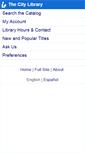 Mobile Screenshot of catalog.slcpl.org